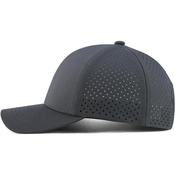 Mens Quick Dry Baseball Cap Snapback Hat Mesh Breathable Curved Brim Sports - Picture 3 of 7